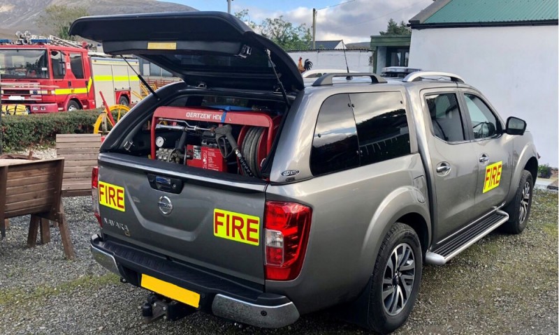 Rapid Fire Response vehicle for hire from Fire-Medics, Event Fire, Rescue & Emergency Medical Cover specialists, Belfast, Dublin, Cork / Donegal / Sligo, Ireland