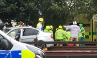 Event response at level crossing - Fire-Medics, Event Fire, Rescue & Emergency Medical Cover specialists,  Belfast, Dublin, Cork / Donegal / Sligo providing an all Ireland service