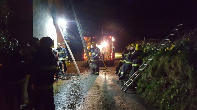 Storm damage at visitors' centre - rapid response cover by Fire-Medics, Event Fire, Rescue & Emergency Medical Cover specialists,  Belfast, Dublin, Donegal / Sligo providing an all Ireland service.