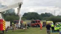 House fire Shoot - fire and medic cover by Fire-Medics, Event Fire, Rescue & Emergency Medical Cover specialists,  Belfast, Dublin, Donegal / Sligo providing an all Ireland service.