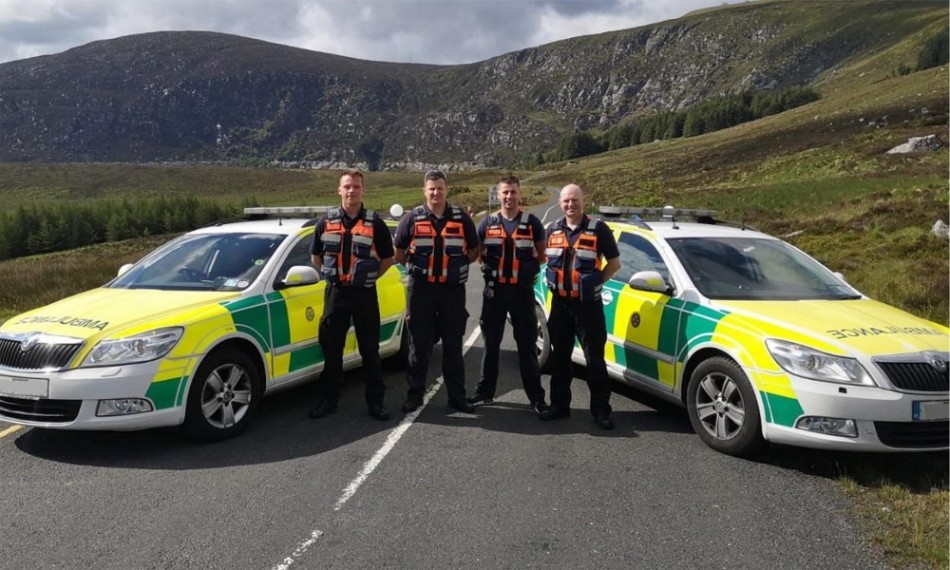 Medic response crews as supplied by Fire-Medics, Event Fire, Rescue & Emergency Medical Cover specialists,  Belfast, Dublin, Donegal / Sligo providing an all Ireland service.