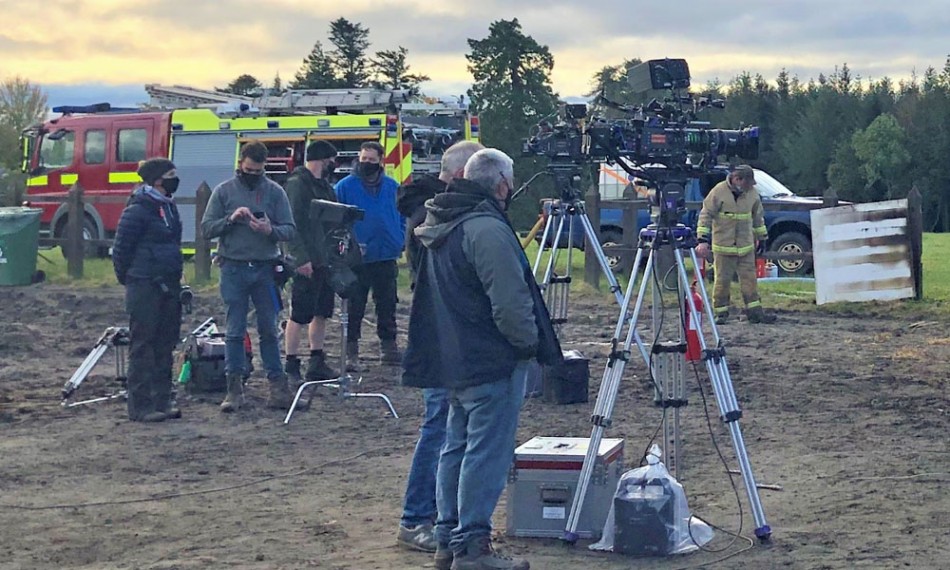 Fire Special effects - Fire & Rescue and Medical Services for Film Production supplied by Fire-Medics - Event Fire, Rescue & Emergency Medical Cover for Film, TV and SFX, Belfast, Dublin, Cork / Donegal / Sligo providing an all Ireland service