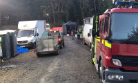 Forest Fire Special effects - Fire & Rescue and Medical Services for Film Production supplied by Fire-Medics - Event Fire, Rescue & Emergency Medical Cover for Film, TV and SFX, Belfast, Dublin, Cork / Donegal / Sligo providing an all Ireland service
