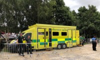 Event medical treatment point as provided by Fire-Medics, Event Fire, Rescue & Emergency Medical Cover specialists,  Belfast, Dublin, Donegal / Sligo providing an all Ireland service.