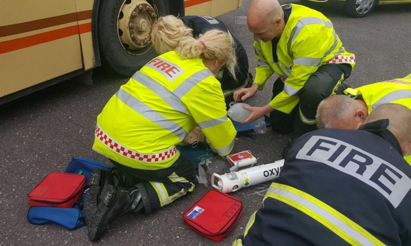 First responders as supplied by Fire-Medics, Event Fire, Rescue & Emergency Medical Cover specialists,  Belfast, Dublin, Cork / Donegal / Sligo providing an all Ireland service