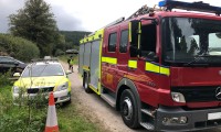 Fire engine and ambulance as supplied by Fire-Medics, Event Fire, Rescue & Emergency Medical Cover specialists,  Belfast, Dublin, Cork / Donegal / Sligo providing an all Ireland service