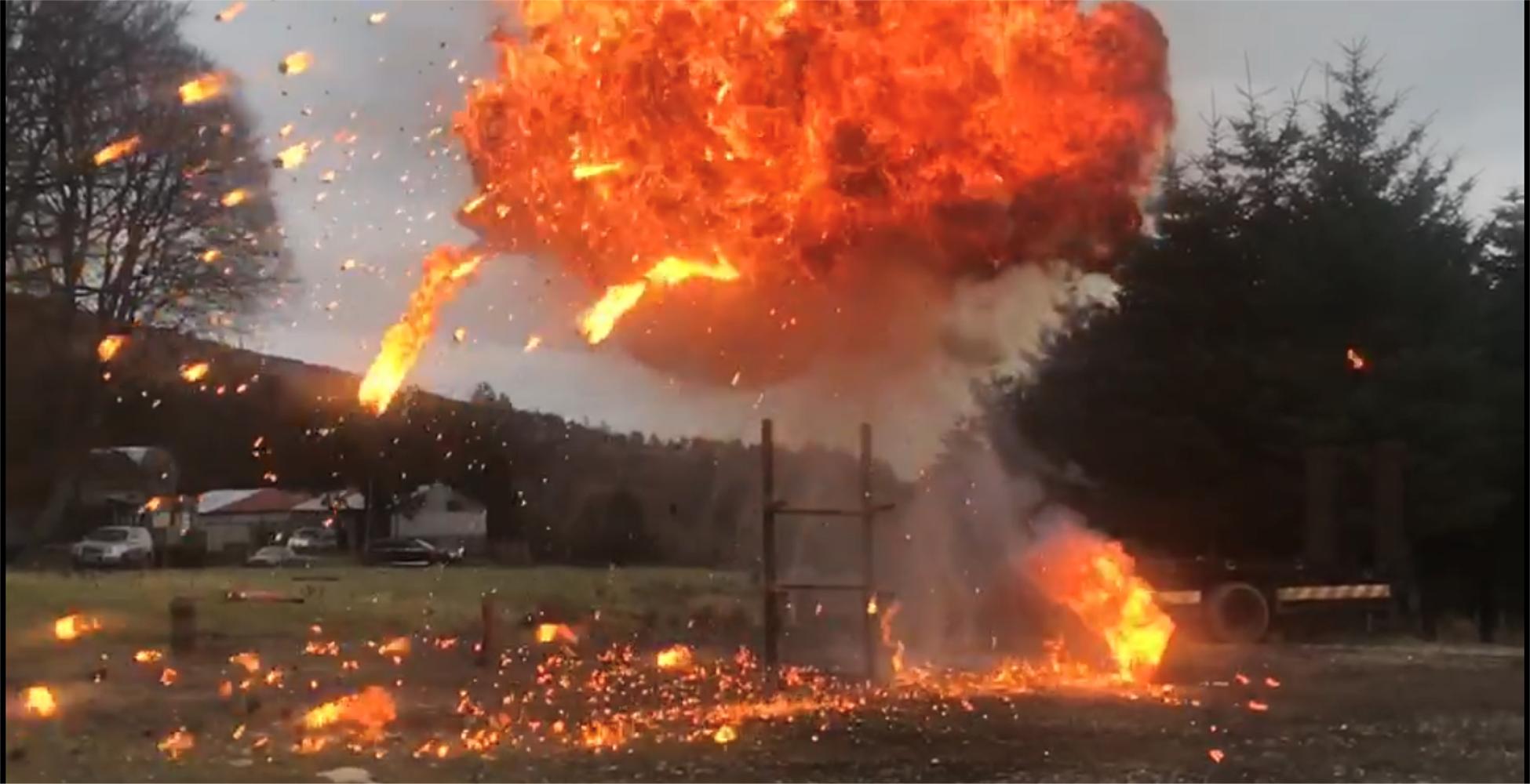 Fireball special effects as created by Fire-Medics, Event Fire, Rescue & Emergency Medical Cover specialists, Belfast, Dublin, Donegal / Sligo providing an all Ireland service.