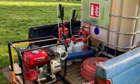 Portable water tank and pump - supplied by Fire-Medics, Event Fire, Rescue & Emergency Equipment Hire,  Belfast, Dublin, Cork / Donegal / Sligo providing an all Ireland service