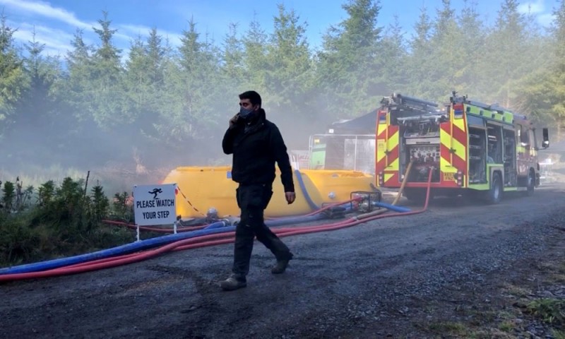 Fog Scene Special effects - Fire & Rescue and Medical Services for Film Production supplied by Fire-Medics - Event Fire, Rescue & Emergency Medical Cover for Film, TV and SFX, Belfast, Dublin, Cork / Donegal / Sligo providing an all Ireland service