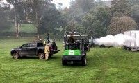 Special effects Dumper Fog Machine  - Fire & Rescue and Medical Services  supplied by Fire-Medics - Event Fire, Rescue & Emergency Medical Cover for Film, TV and SFX, Belfast, Dublin, Cork / Donegal / Sligo providing an all Ireland service