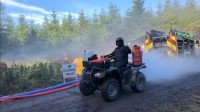 Fire cover and special effects quad fog machine supplied by  Fire-Medics, Event Fire, Rescue & Emergency Medical Cover specialists,  Belfast, Dublin, Donegal / Sligo providing an all Ireland service.