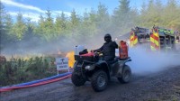 Fire cover and special effects quad fog machine supplied by  Fire-Medics, Event Fire, Rescue & Emergency Medical Cover specialists,  Belfast, Dublin, Donegal / Sligo providing an all Ireland service.